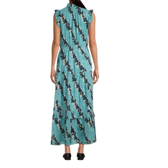 Nic+Zoe Rolling Reef Dress in Aqua Multi SZ 6 - Picture 6 of 9
